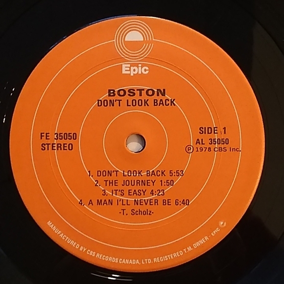 Boston - Don't Look Back LP - Picture 7 of 8